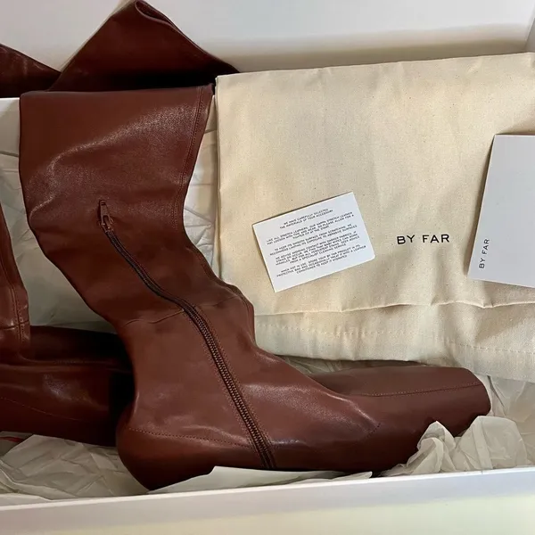 Colette Boot in Sequoia BY FAR- size 39 sold on Revolve - Image 4