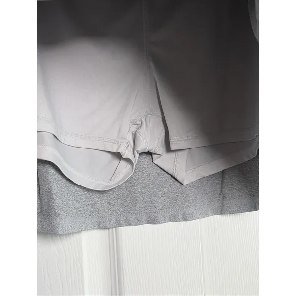 Kyodan‎ Active Skort Womens Size Large Gray Tennis Golf Skirt Pockets Sporty - Image 2