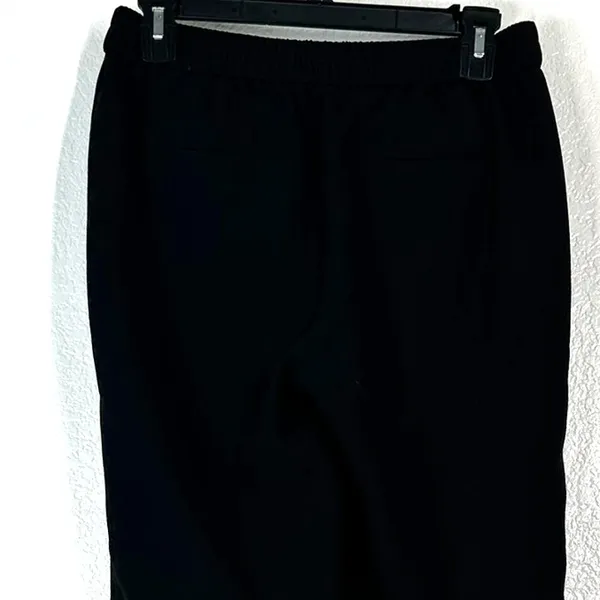 2 S Pants Casual Joggers Light Weight Elastic Black Ankle Fit Small Women's - Image 7