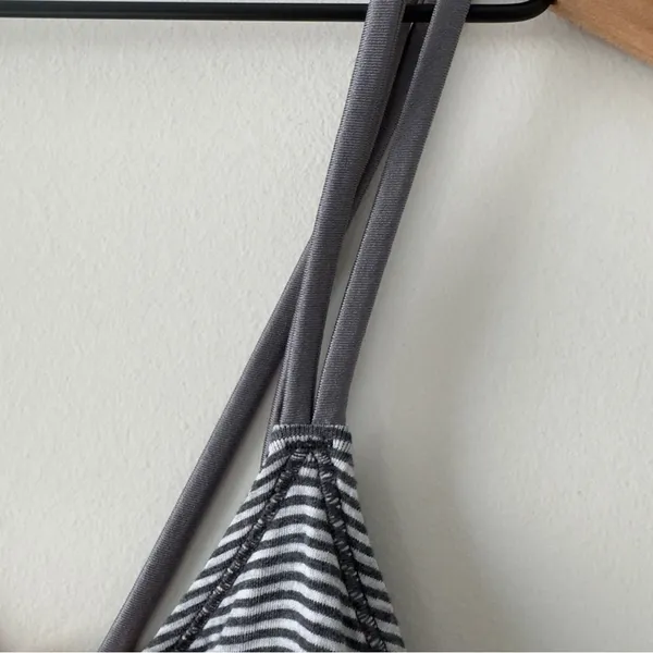 Lululemon Breezy Tank Divided Stripe Heathered Light Grey Heathered Dark Slate - Image 13
