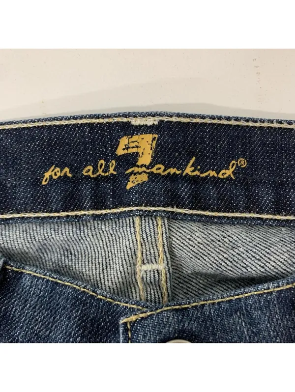 7 For All Mankind Dark Blue Bootcut Jeans - Size 26 - Image 7