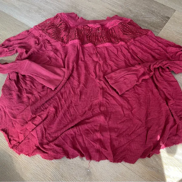 Free People Flowy Blouse - Image 4