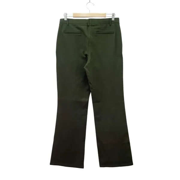 Quince Ultra Stretch Ponte Bootcut Pants Olive Green Size Large Work Career - Image 3