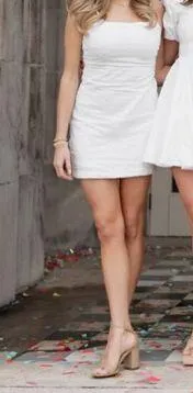 1. State Dress Mini Eyelet White - Image 3