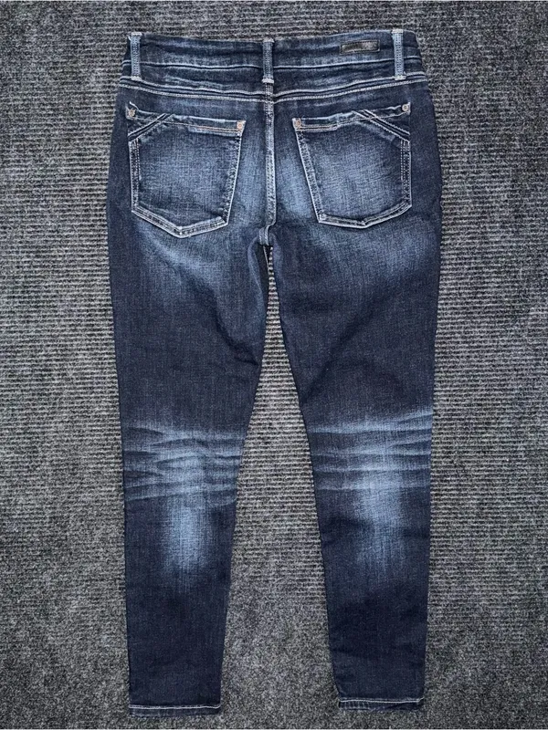 Buckle Black Fit No 53 Ankle Skinny Stretch Jeans Womens 29 x 27.5 Dark BBW3811A - Image 2