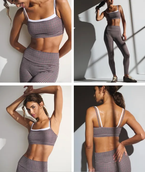 Abercrombie houndstooth workout set - Image 3
