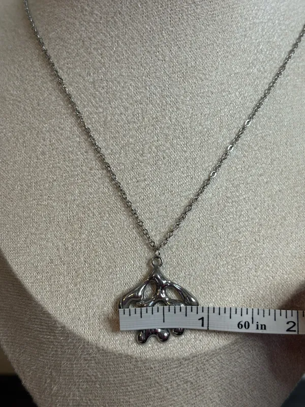Handmade Silver Coral Necklace | Waterproof & Tarnish Resistant - Image 5