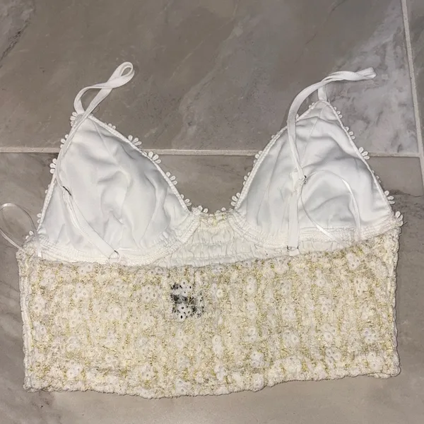 Princess Polly White Floral Lace Camisole - Image 3