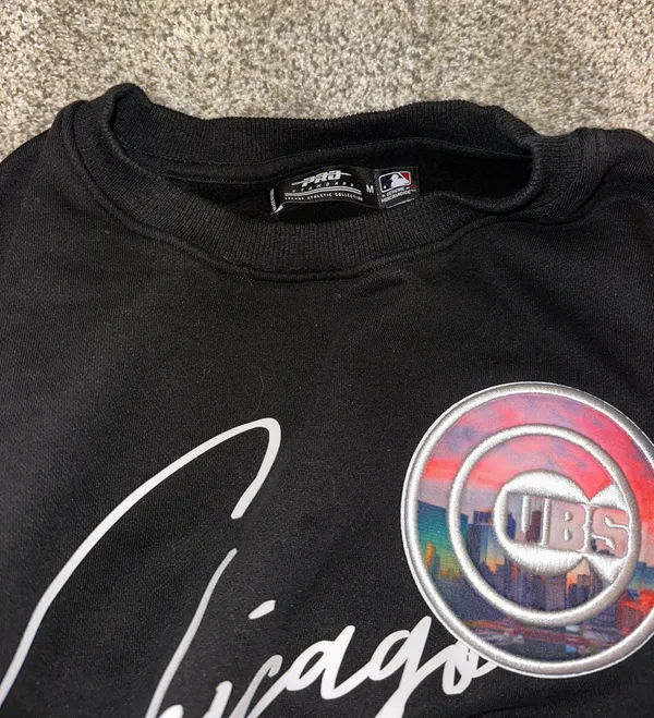 MLB Chicago Cubs Crewneck Black Size M - Image 3