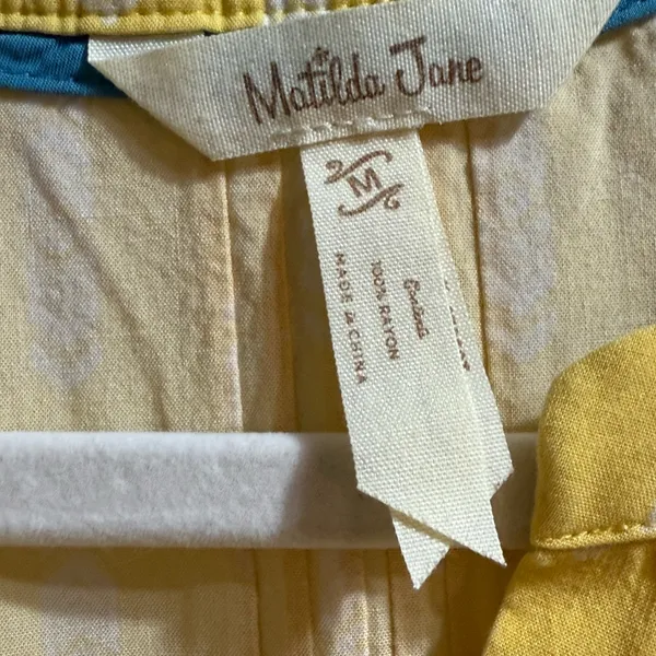 Matilda Jane‎ Golden Hour Boho Cheerful High Low Blouse Sz M - Image 3