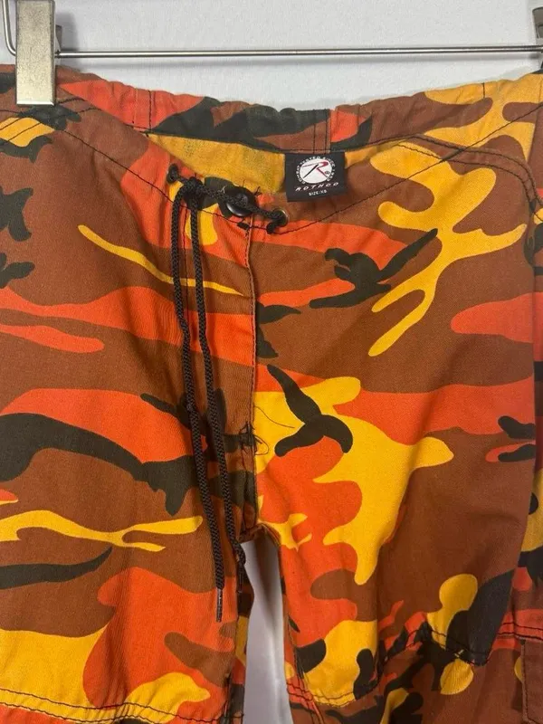 Rothco Y2K Savage Orange Camo Low Rise Cargo Pants - Image 5