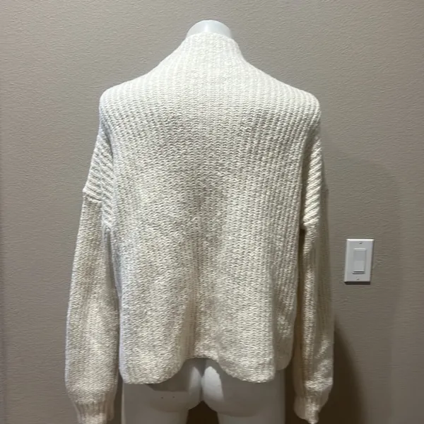 Anthropologie beige turtleneck sweater - Image 5