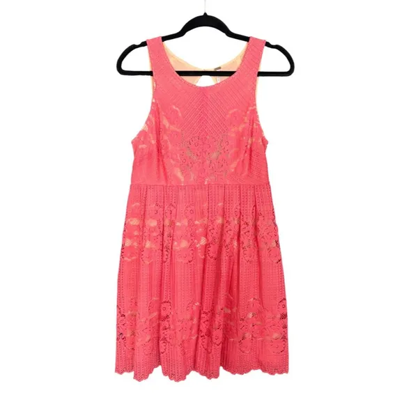 Free People Rocco Lace Mini Dress Size 8 Open Back - Image 4