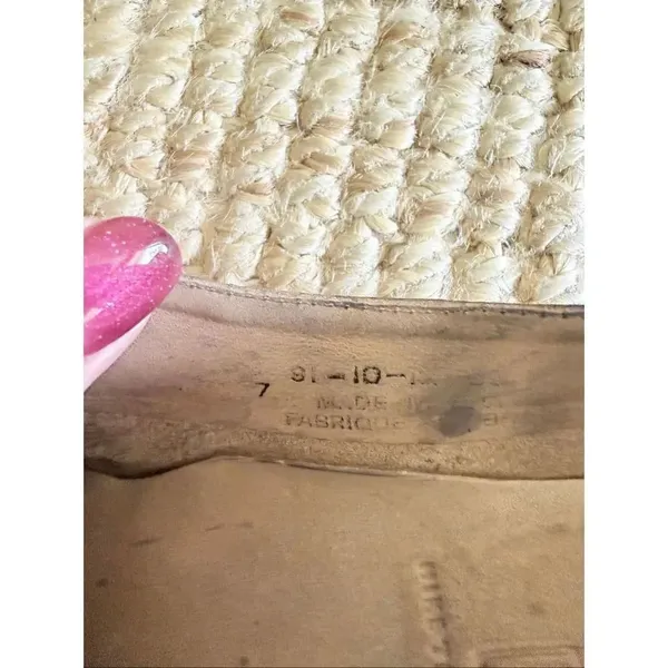 Nike Air Gray Leather Mary Jane Flats Buckle Shoes Women’s US 7 Made in Brazil - Image 3