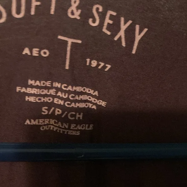 American Eagle Outfitters Soft & Sexy Women’s Small Wine Color Long Sleeve Top - Image 2