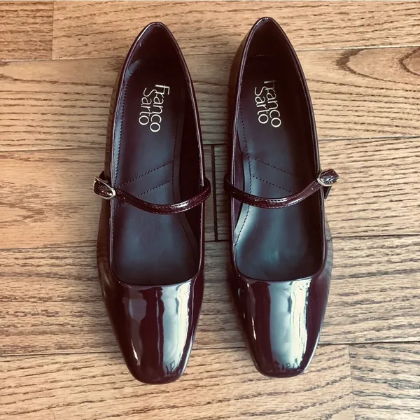 Franco Sarto Tinsley Patent Leather Burgundy Mary Jane Flats Women’s SZ 7.5 NWOT - Image 11