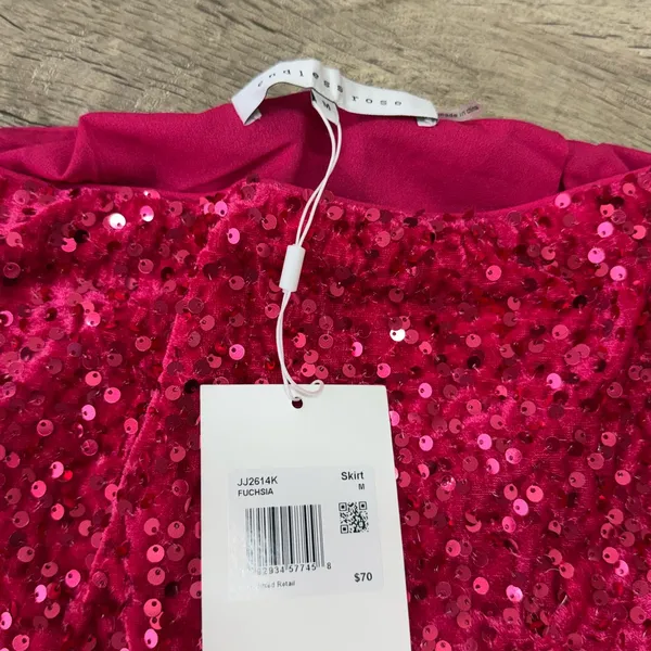 Endless Rose Women's Sequins Velvet Skirt size medium‎ NWT - Image 4