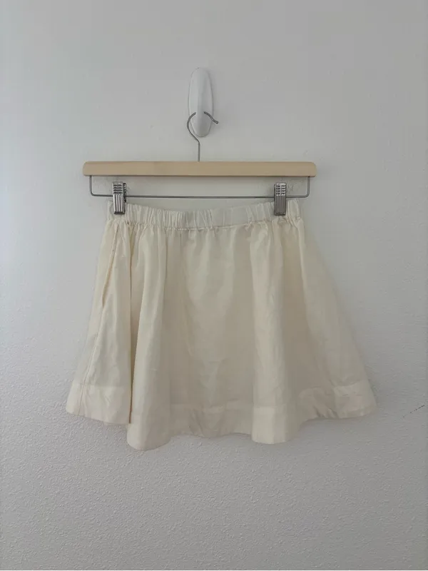 Free People free est Milani skirt in white - Image 4