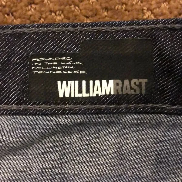 William Rast Rhinestone Pockets Blue Skinny Jeans - Image 4