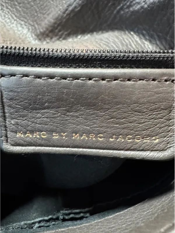 Marc by Marc Jacobs Dark Gray Leather Crossbody Bag - Image 7