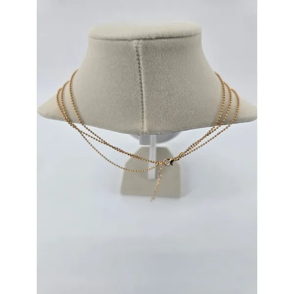 Layered Necklace Womens OS Celestial Gold Star Heart Moon‎ New - Image 3