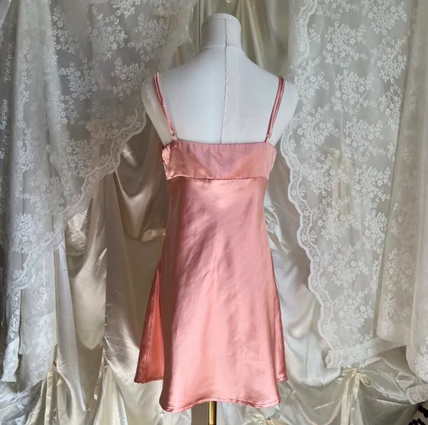 Princess Polly Pink Satin Mini Slip - Image 3