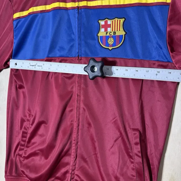FC‎ Barcelona Officially Licensed Zipper Soccer Jacket Size Large - Image 6