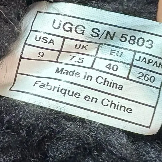 UGG Black Bailey Button Boots‎ Size 9 - Image 6