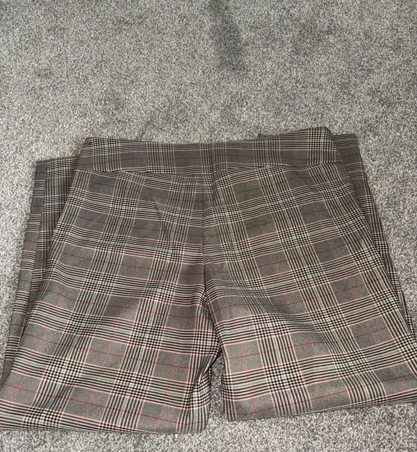 Brown Plaid Pants Size 16 - Image 5