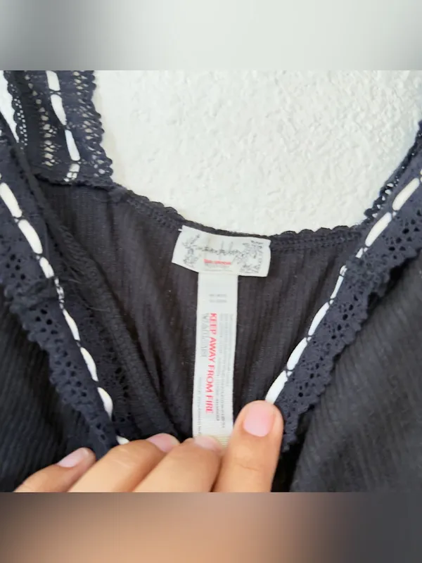 NWOT free people Only You Pointelle Tank Top - Image 8