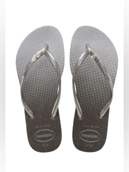 Havaianas Swarovski Crystal Slim Prism Sandals $42 MSRP - Image 6