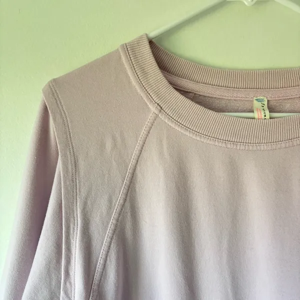FP Movement Free People Where The Wind Blows Purple Pink Pullover Sweatshirt - Image 3