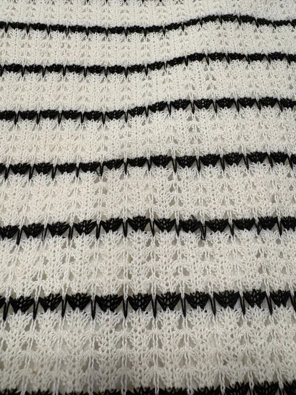 🌟 J. Crew 🌟 Sleeveless Striped Crochet Mini Dress Sz S - Image 6