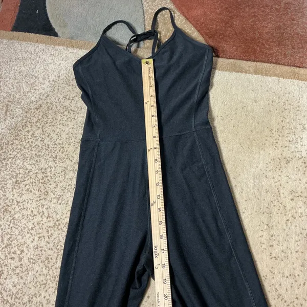 Old Navy Cloud+ Go-Dry Active Bodysuit Women XS Black Yoga Unitard Cami Straps - Image 3