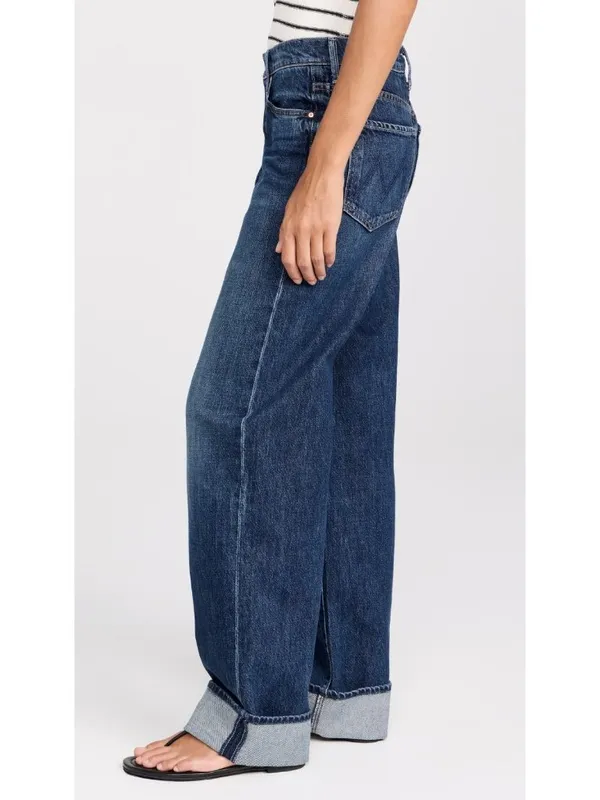 NWT Mother LIL Spitfire Nerdy Cuff in Did You Bring Me Anything? Slouchy Jean 28 - Image 14