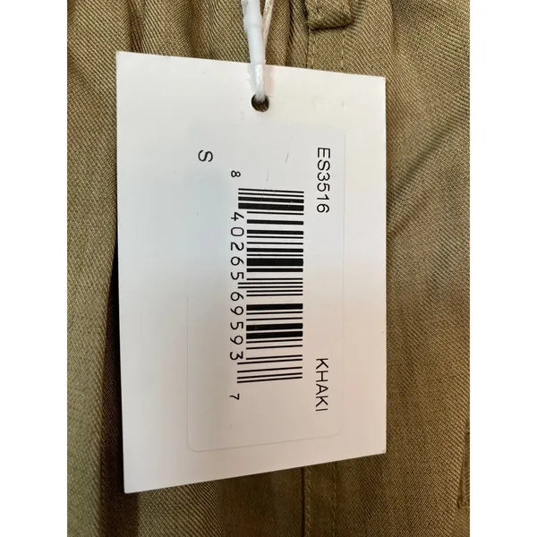New Estellina Tan Cropped Straight Pants Size Small - Image 3
