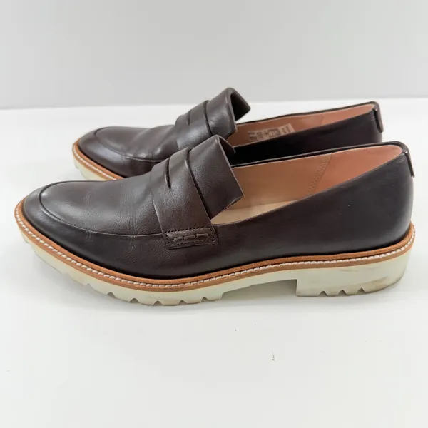 ECCO Women's Modern Tailored Penny Loafer Women's Size EU 37 US 6-6.5 IOB Coffee - Image 5