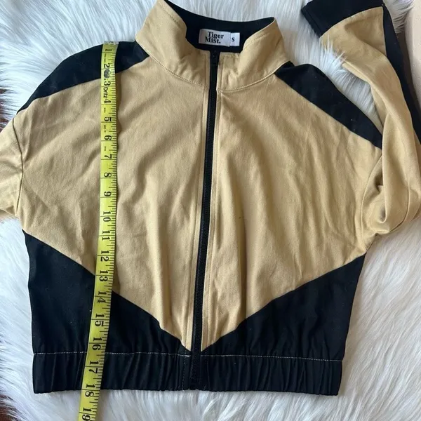 Tiger Mist Harley Crop Jacket Size Small - Image 7