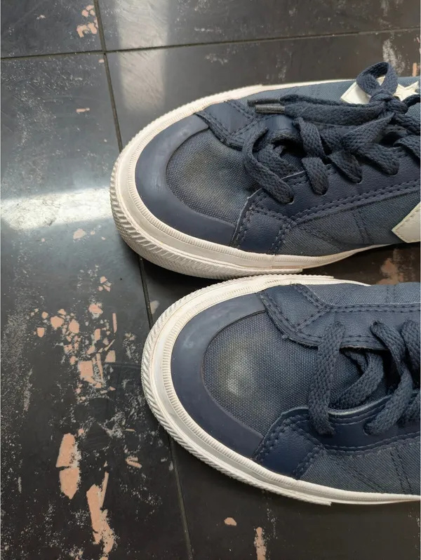 Converse Navy Unisex Sneakers Size 8.5 - Image 3