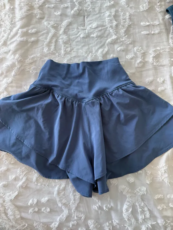 Aerie OFFLINE Running Ruffle Shorts - Image 2