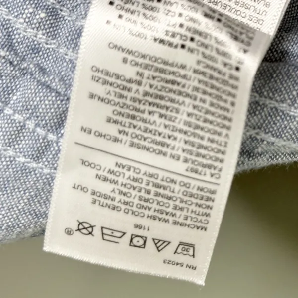 Athleta Cabo Linen Jogger Pants in Blue Women’s Size 10 - Image 13