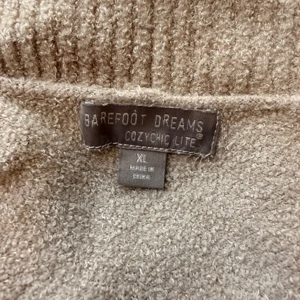 Barefoot Dreams CozyChic Lite Circle Cardi Taupe Open Front Cardigan‎ 423 XL - Image 8