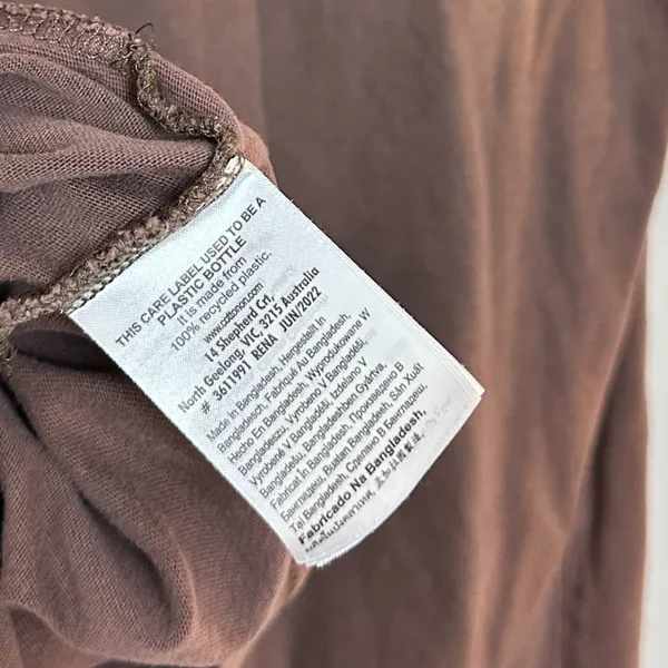 Nordstrom Loose Fit Graphic Tee in Brown Size Medium - Image 4