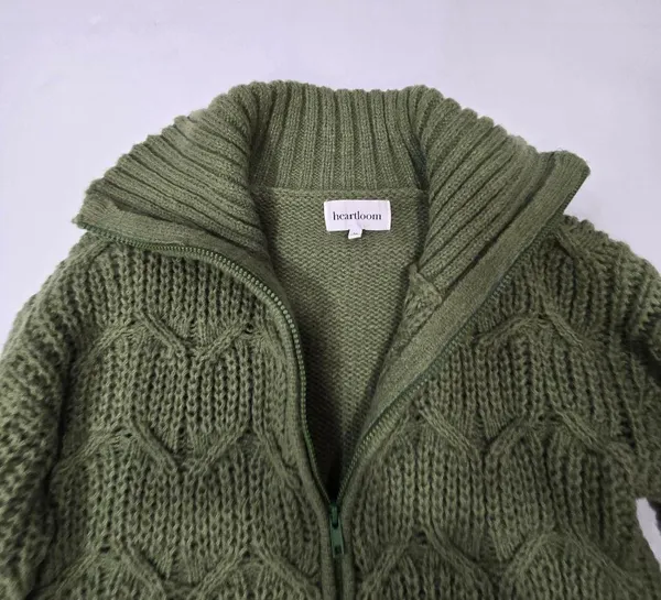 HEARTLOOM Rylen Sweater in Moss - Image 5