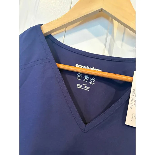 Scrubstar‎ Navy Scrub Top Size Medium - Image 6