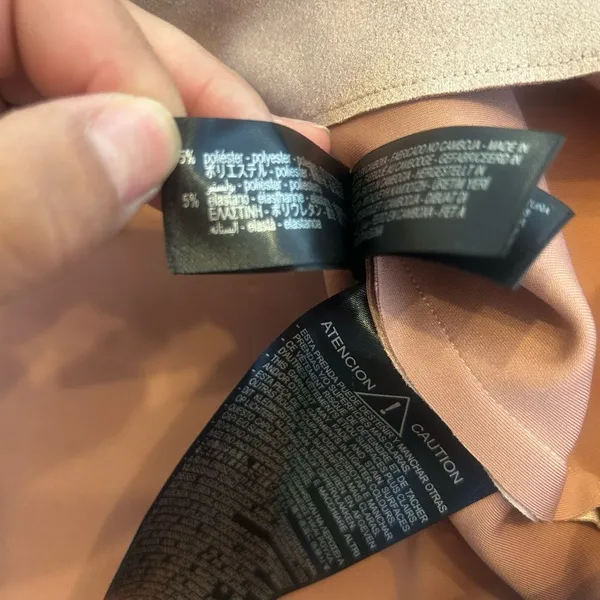 Zara Pink Utility Jacket with Crew Neckline NWOT LARGE - Image 6