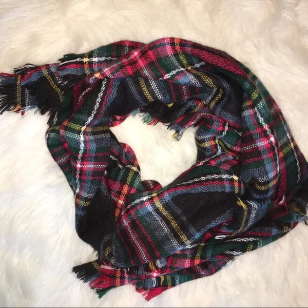 Merona Tartan oversized plaid blanket scarf -Fall/Winter - Image 2