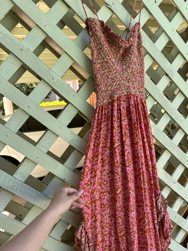Free People Pink One I Love Midi Dress - Image 7