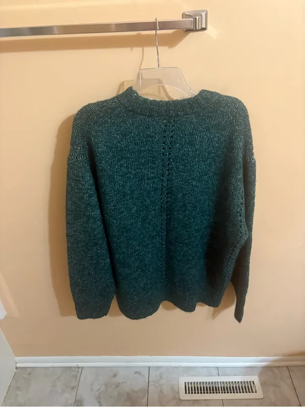 J. Crew Green Relaxed Crewneck Sweater - Image 5