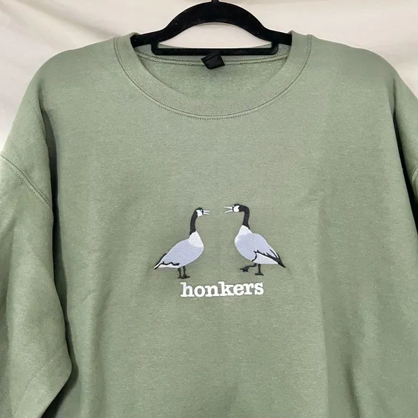 Source Unknown New Honkers Geese Embroidered Unisex Sweatshirt Graphic Hoodie Size XL - Image 2